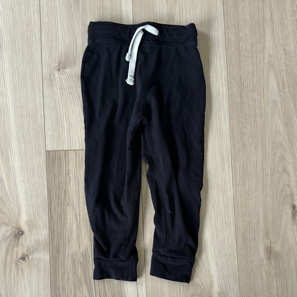 Kids Black Jogger Pants - Picture 1 of 2